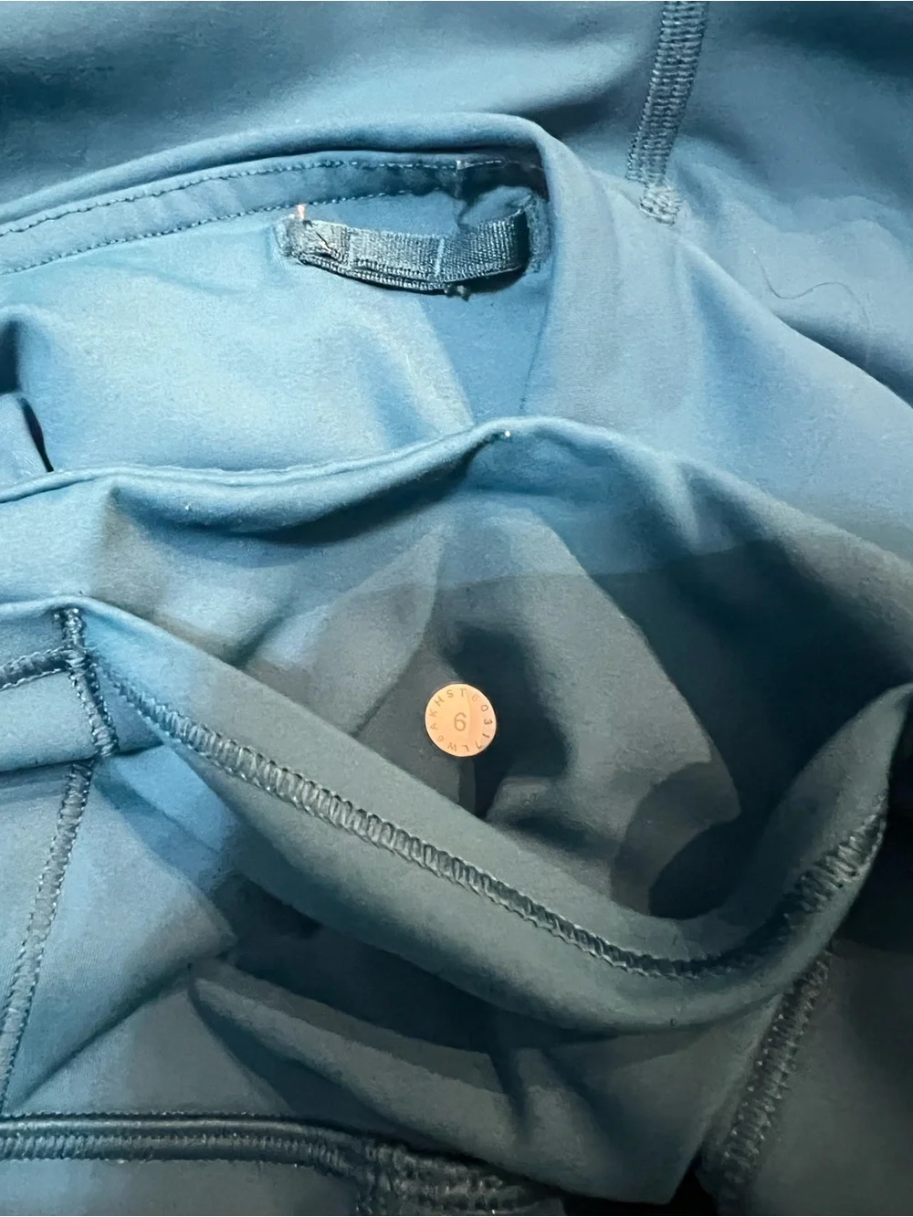Lululemon Blue High-Waist Athletic Leggings Size 6